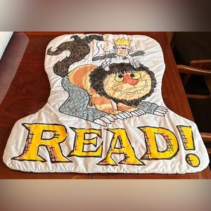 *RARE* Universal Studios Where The Wild Things Are Stuffed Wall Hanging